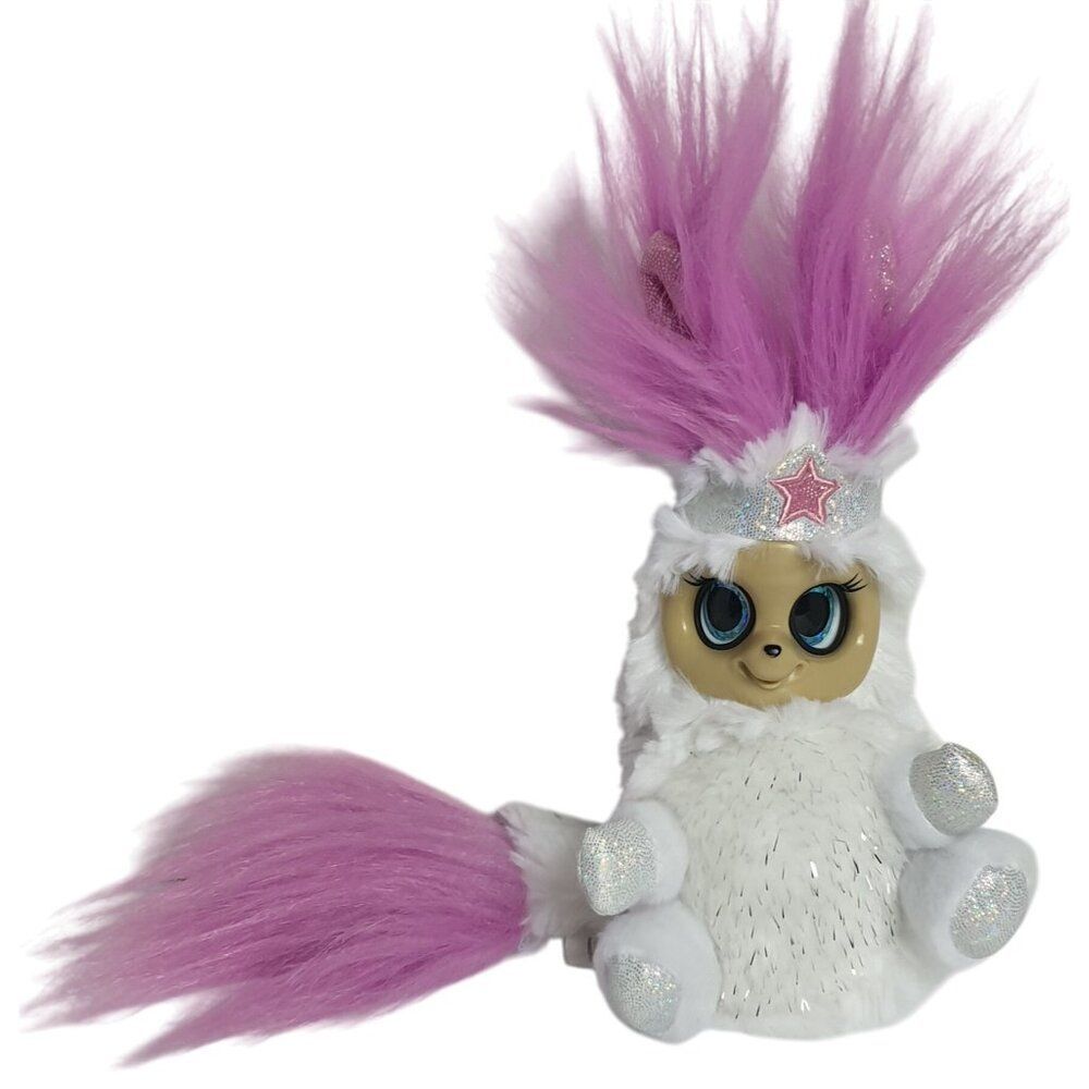 Bush Baby World Shimmies Princess Melina Plush Toy Glitter Accents Pink Hair